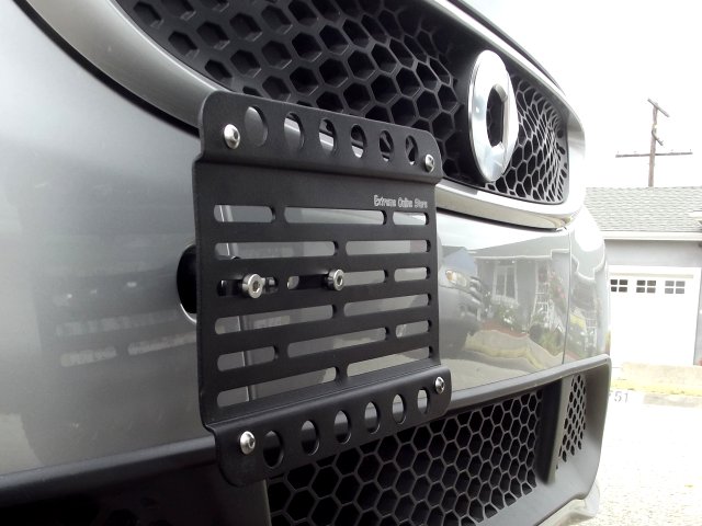 Front license plate mount for Smart ForTwo