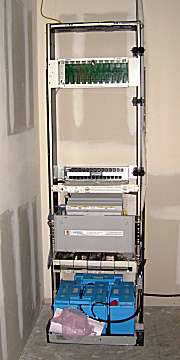 fiber termination rack